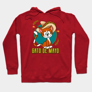 Cinco De Mayo Mexican Gato Funny Cat Lover Hoodie